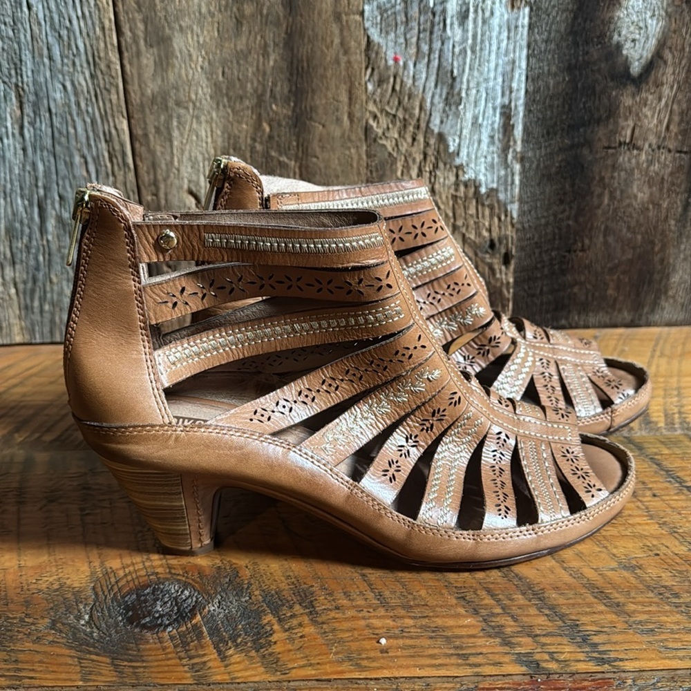 Pikolinos Java strappy gladiator sandals Size 40 = 9-9.5 - Picture 3 of 14